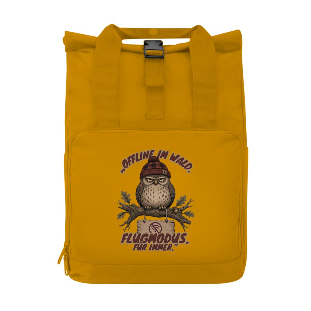 Eule Rucksack mit Seitentasche