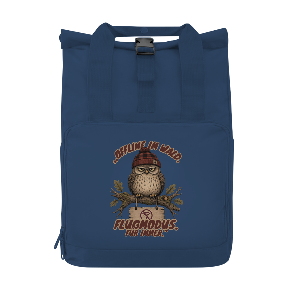 Eule Rucksack mit Seitentasche