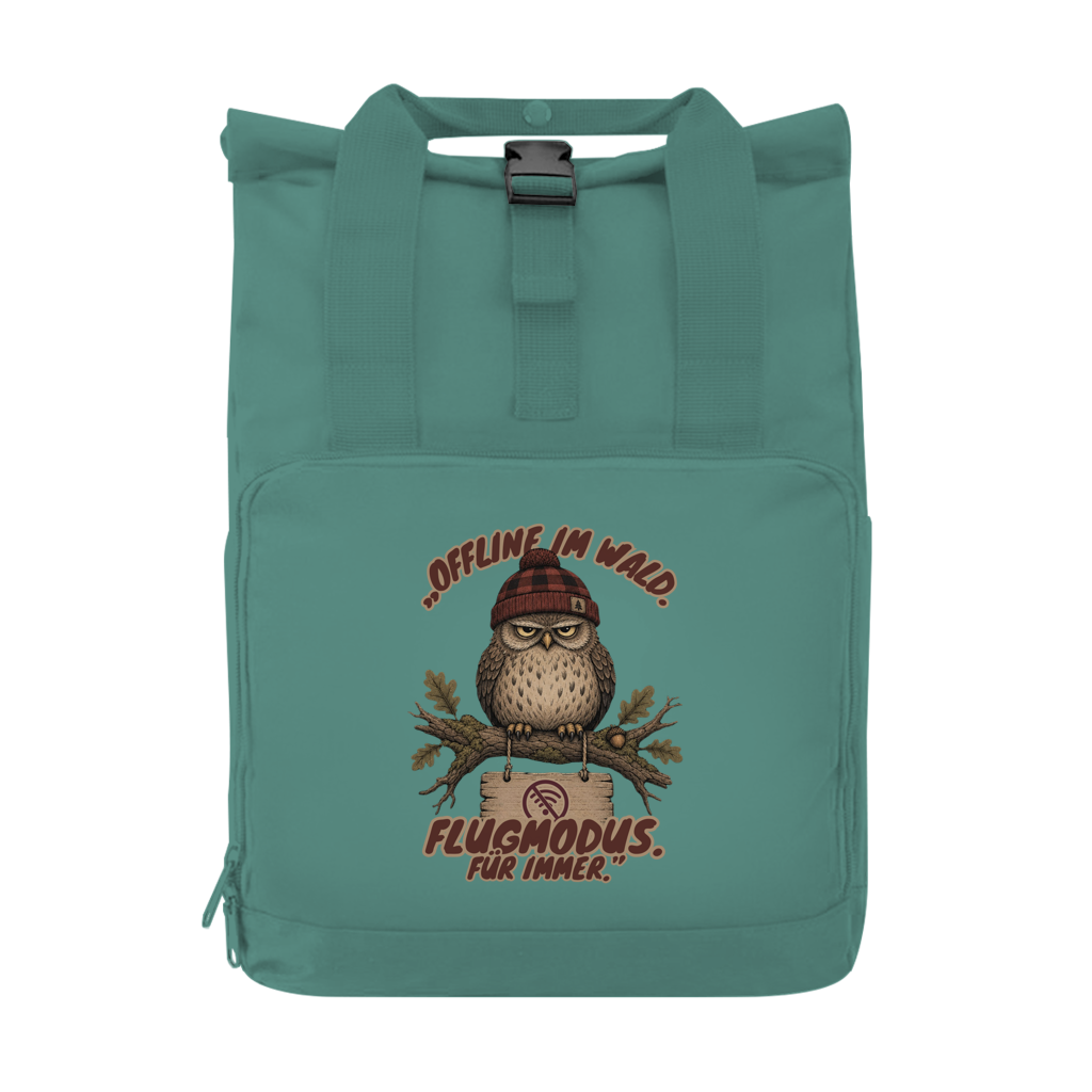 Eule Rucksack mit Seitentasche