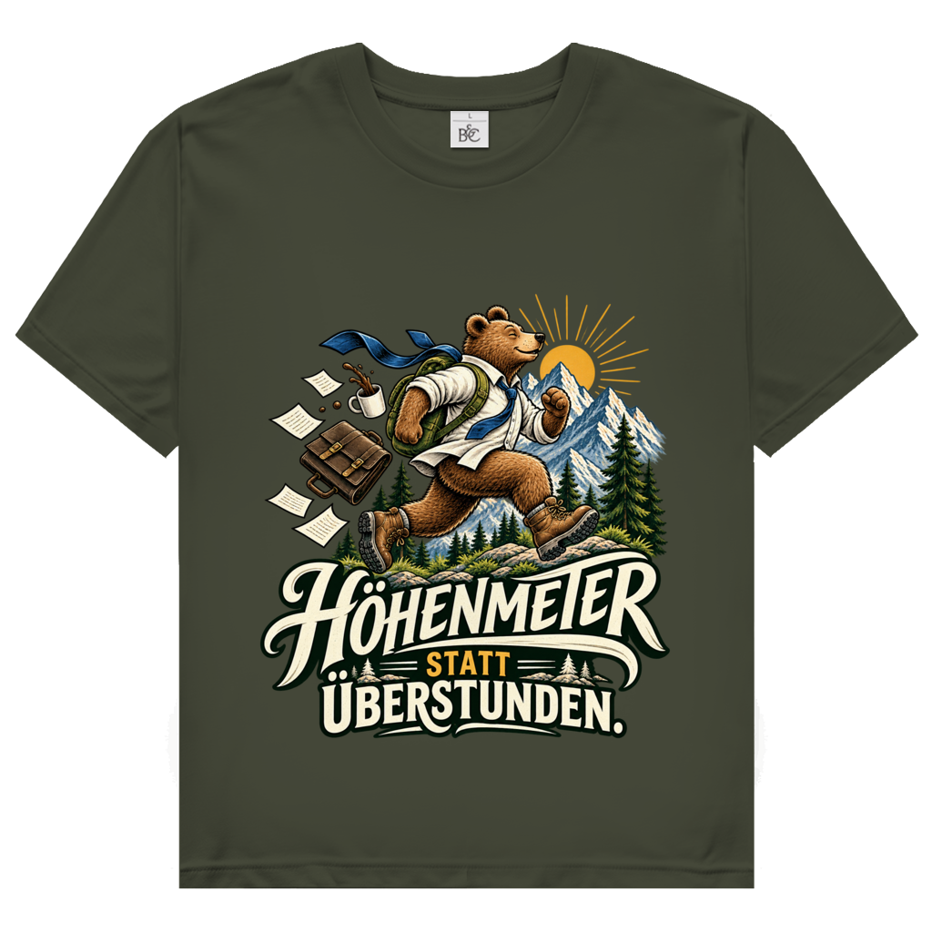 Damen T-Shirt Höhenmeter