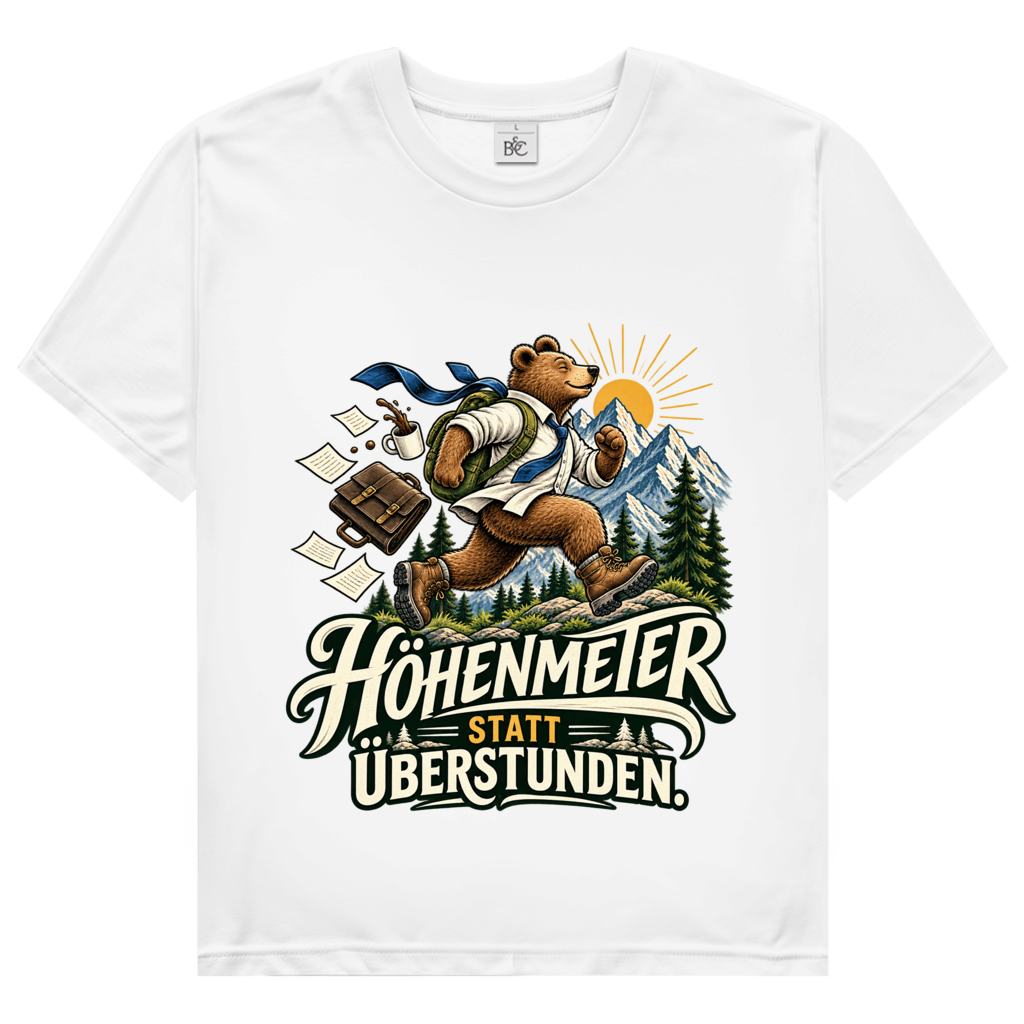 Damen T-Shirt Höhenmeter