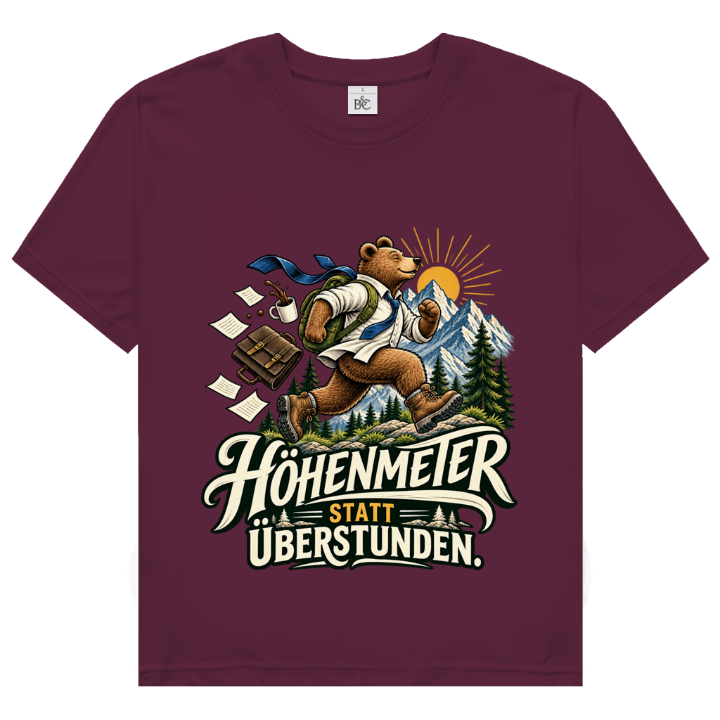 Damen T-Shirt Höhenmeter