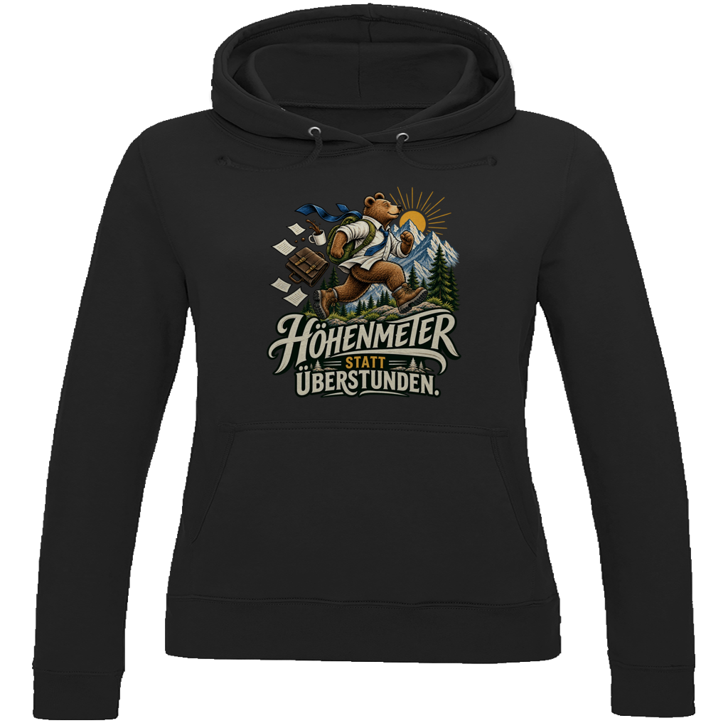 Damen Hoodie Höhenmeter