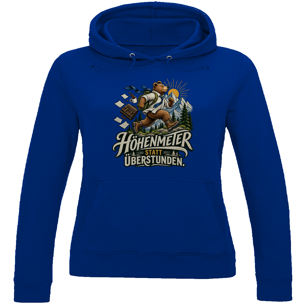 Damen Hoodie Höhenmeter