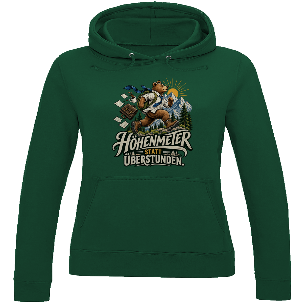 Damen Hoodie Höhenmeter