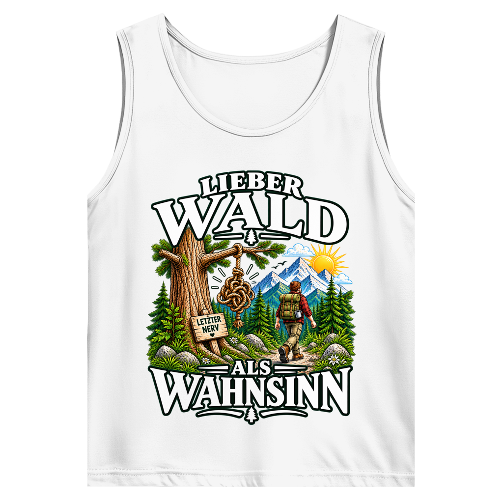 Herren Basic Tank Top Wahnsinn