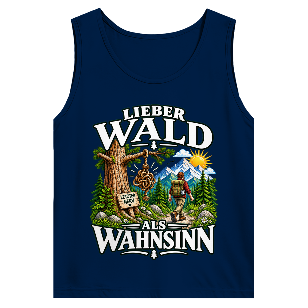 Herren Basic Tank Top Wahnsinn