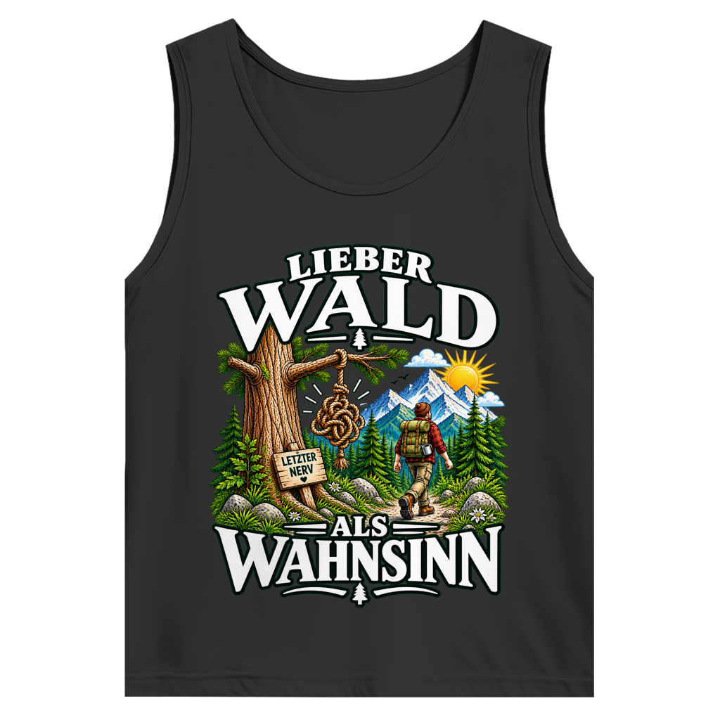 Herren Basic Tank Top Wahnsinn