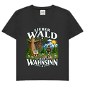 Damen V-Neck T-Shirt Wahnsinn
