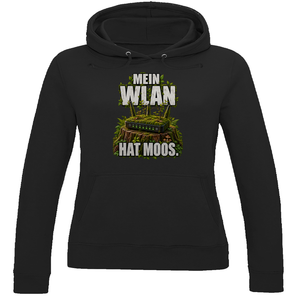 Damen Hoodie Wlan
