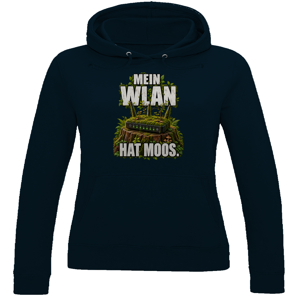 Damen Hoodie Wlan
