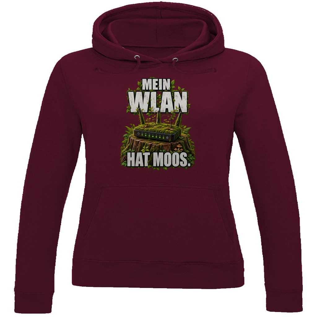 Damen Hoodie Wlan
