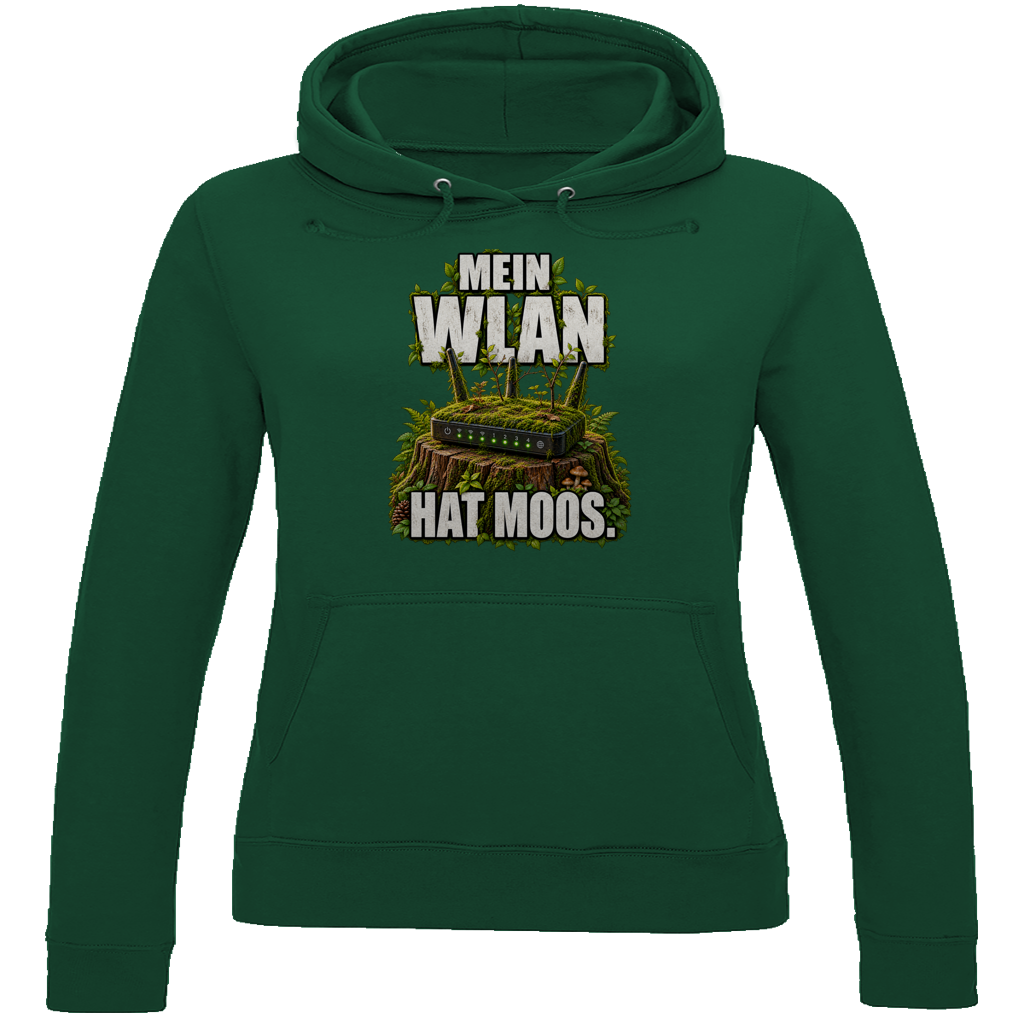 Damen Hoodie Wlan