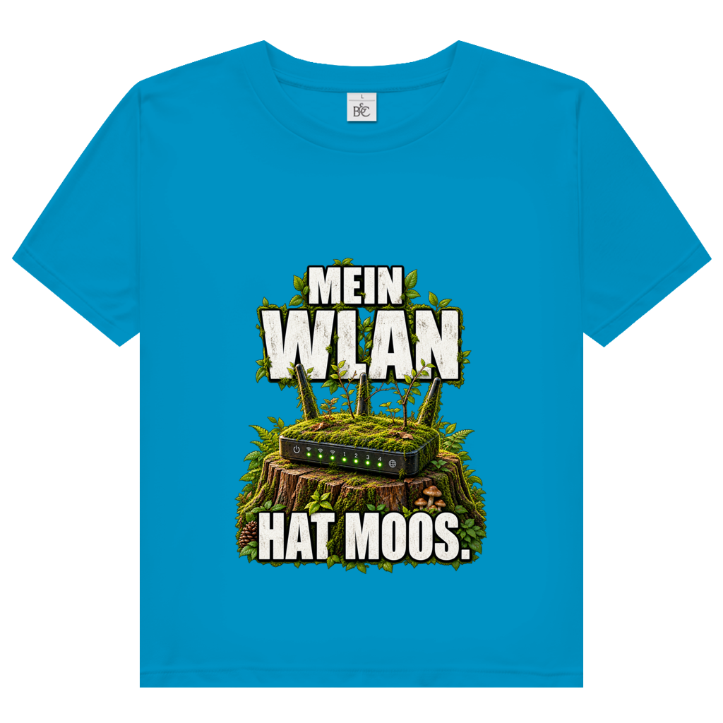 Damen T-Shirt Wlan