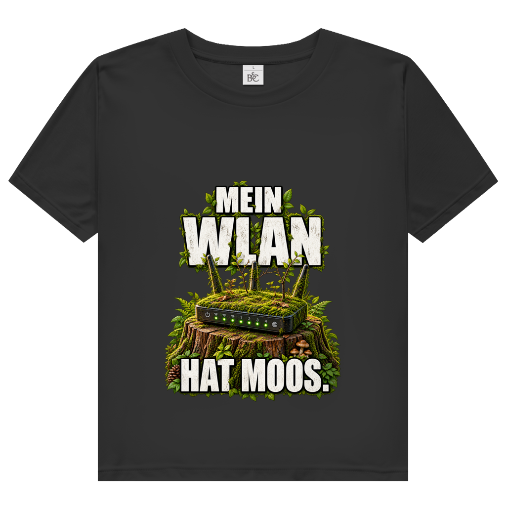 Damen T-Shirt Wlan