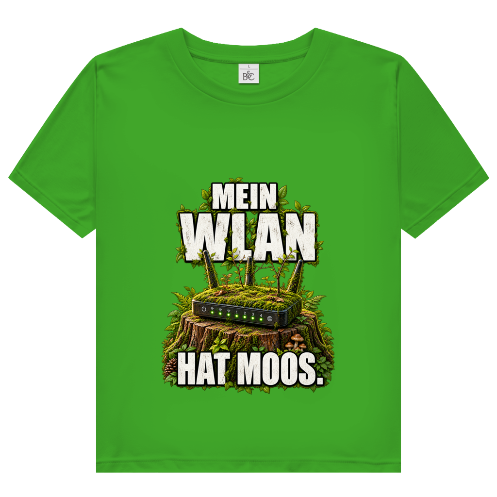 Damen T-Shirt Wlan