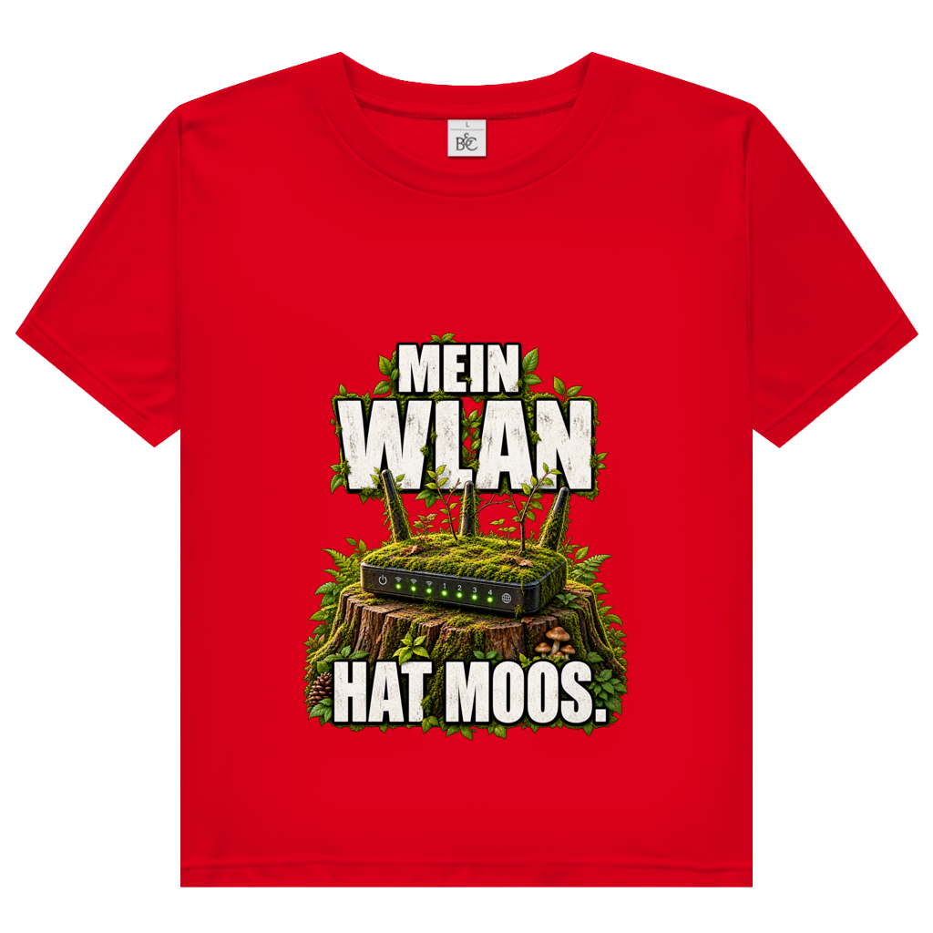 Damen T-Shirt Wlan