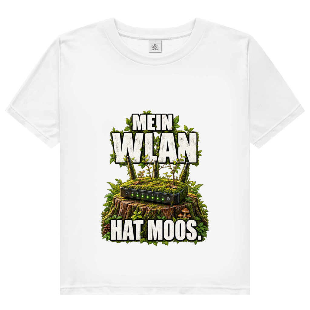 Damen T-Shirt Wlan