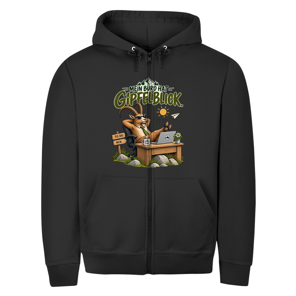 Herren Zipper Hoodie Gipfelblick