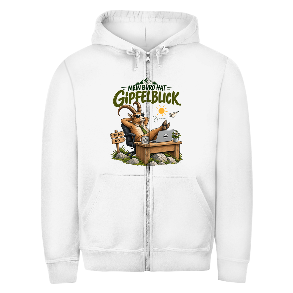 Herren Zipper Hoodie Gipfelblick