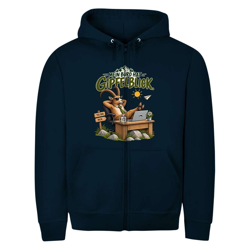 Herren Zipper Hoodie Gipfelblick