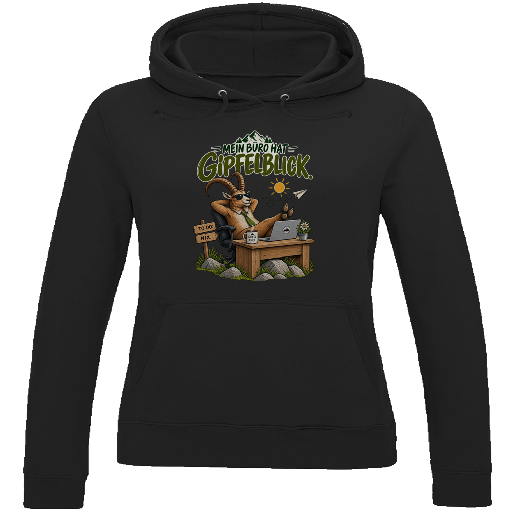 Damen Hoodie Gipfelblick