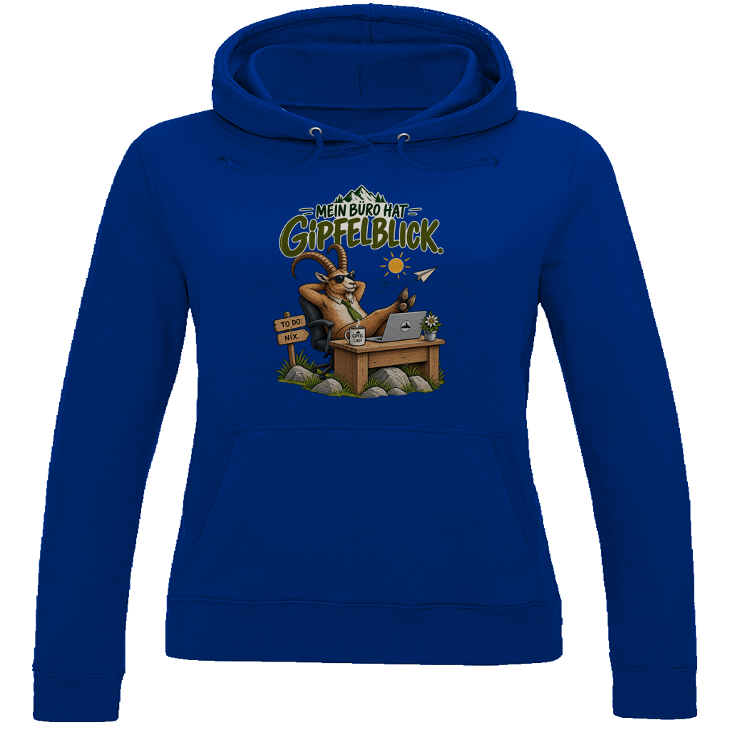 Damen Hoodie Gipfelblick