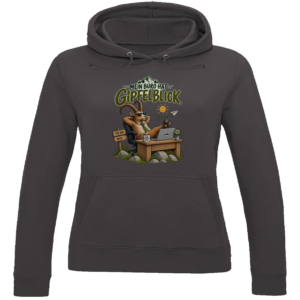 Damen Hoodie Gipfelblick