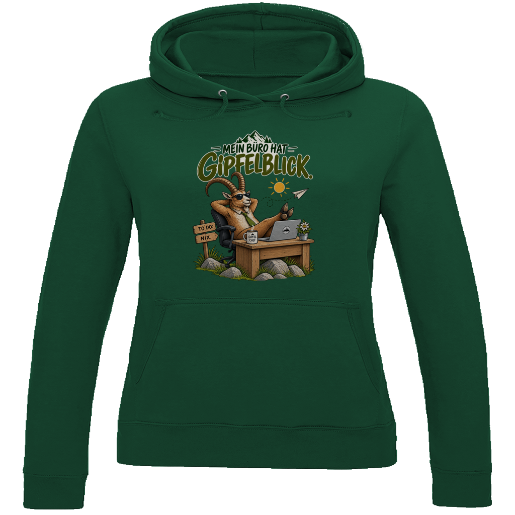 Damen Hoodie Gipfelblick