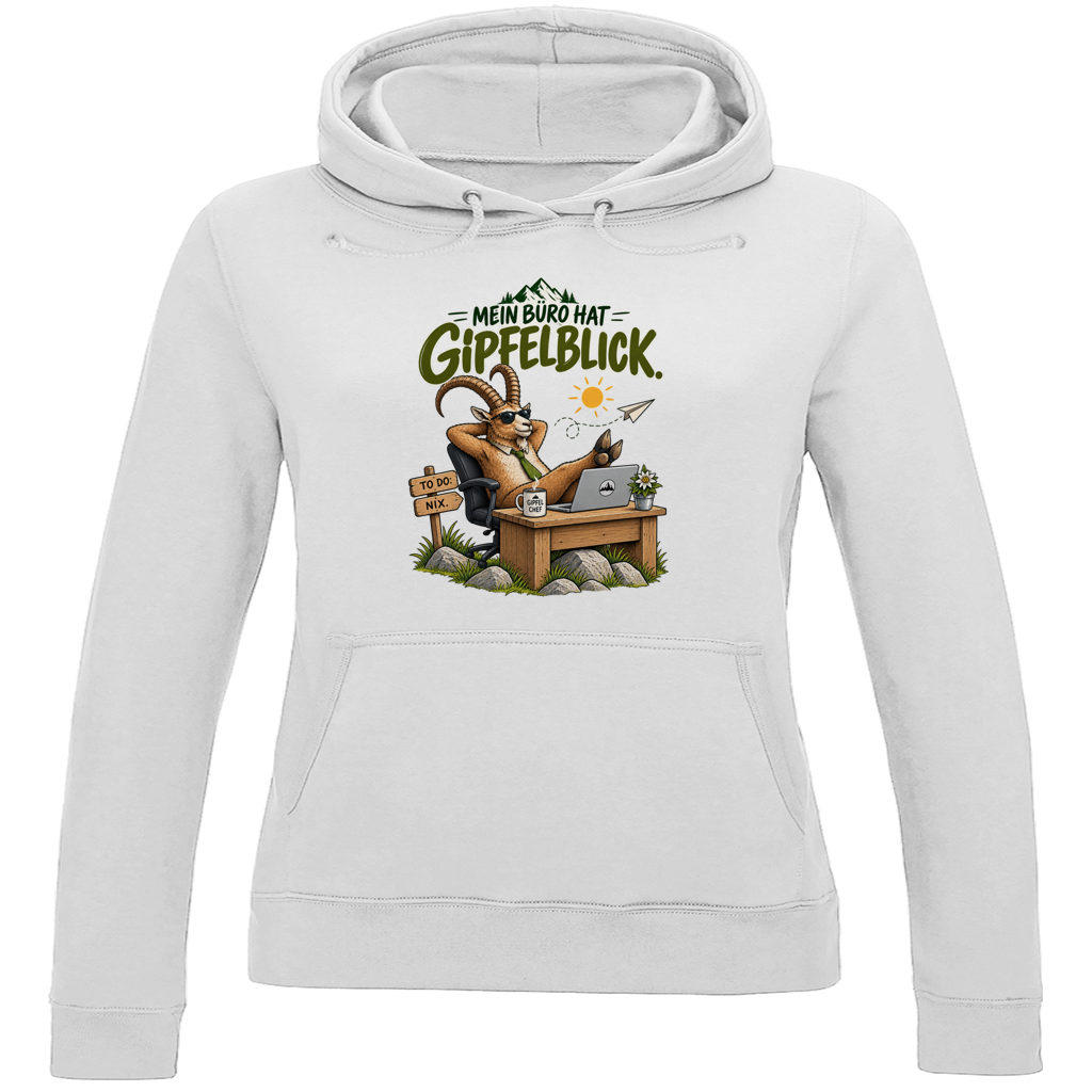Damen Hoodie Gipfelblick